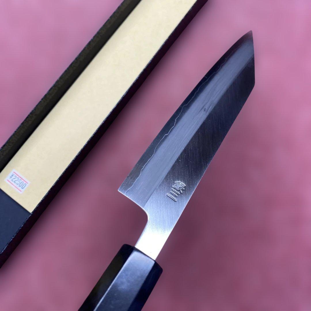 銀三　両刃　特製万能型ペティ包丁 150㎜ 5寸