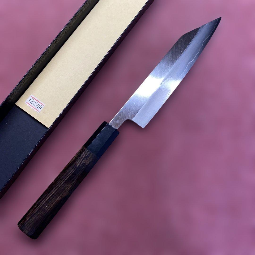 銀三　両刃　特製万能型ペティ包丁 150㎜ 5寸