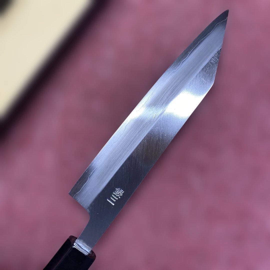 銀三　両刃　特製万能型ペティ包丁 150㎜ 5寸