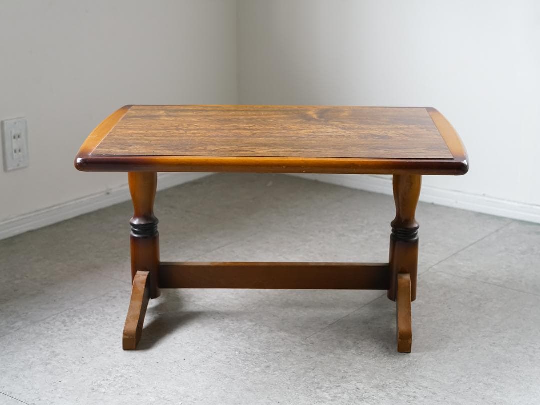 70-80's ヴィンテージ 木製コーヒーテーブル レトロモダン