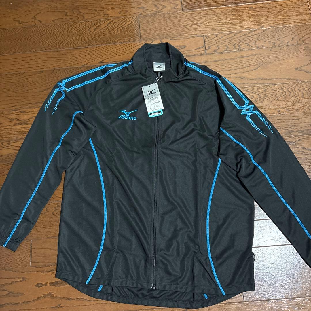 Mizuno ジャージ上下セット ブラック/ブルー　メンズXL