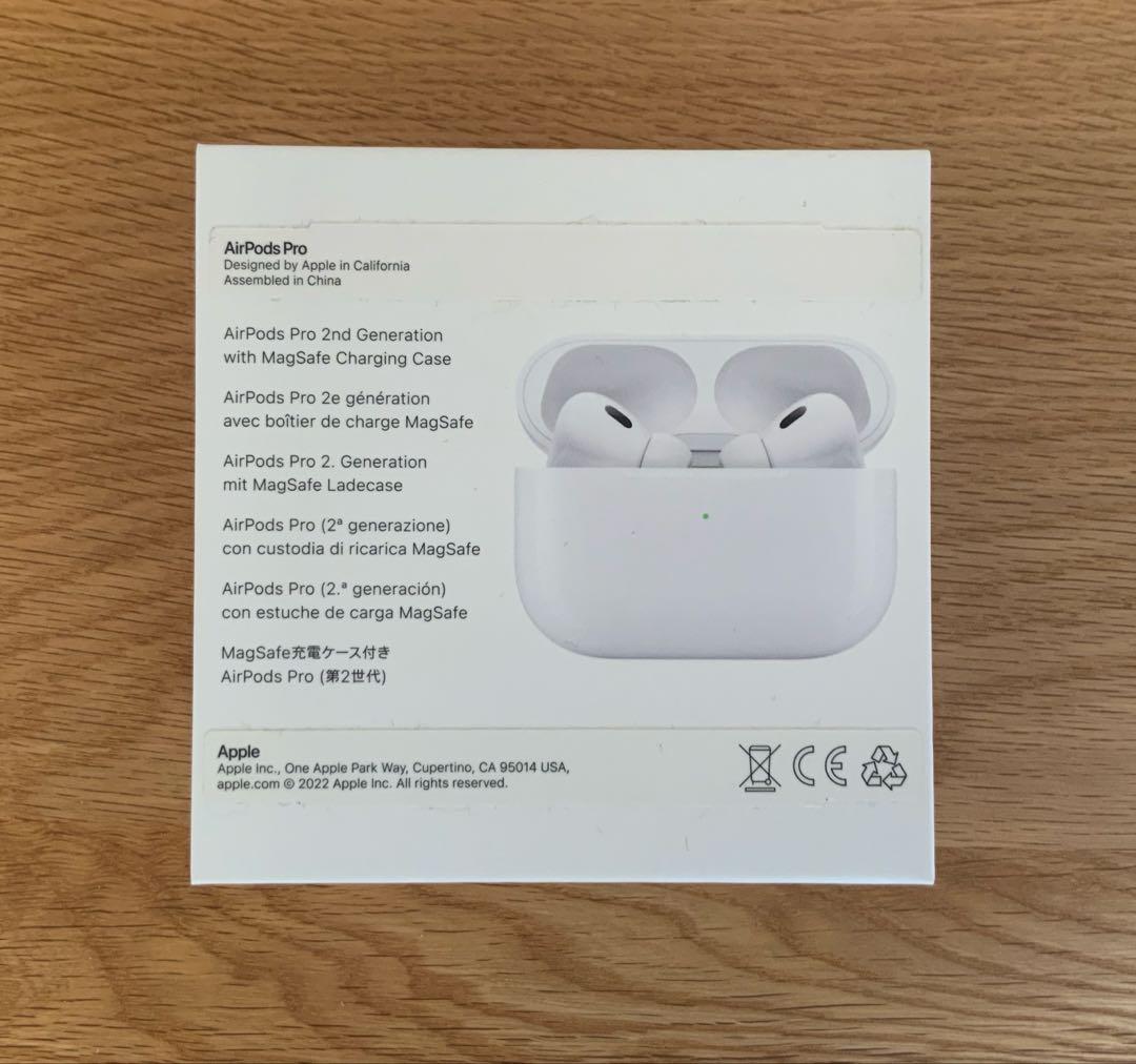 【綺麗】Apple AirPods Pro 第2世代　★イヤーチップ全て新品★