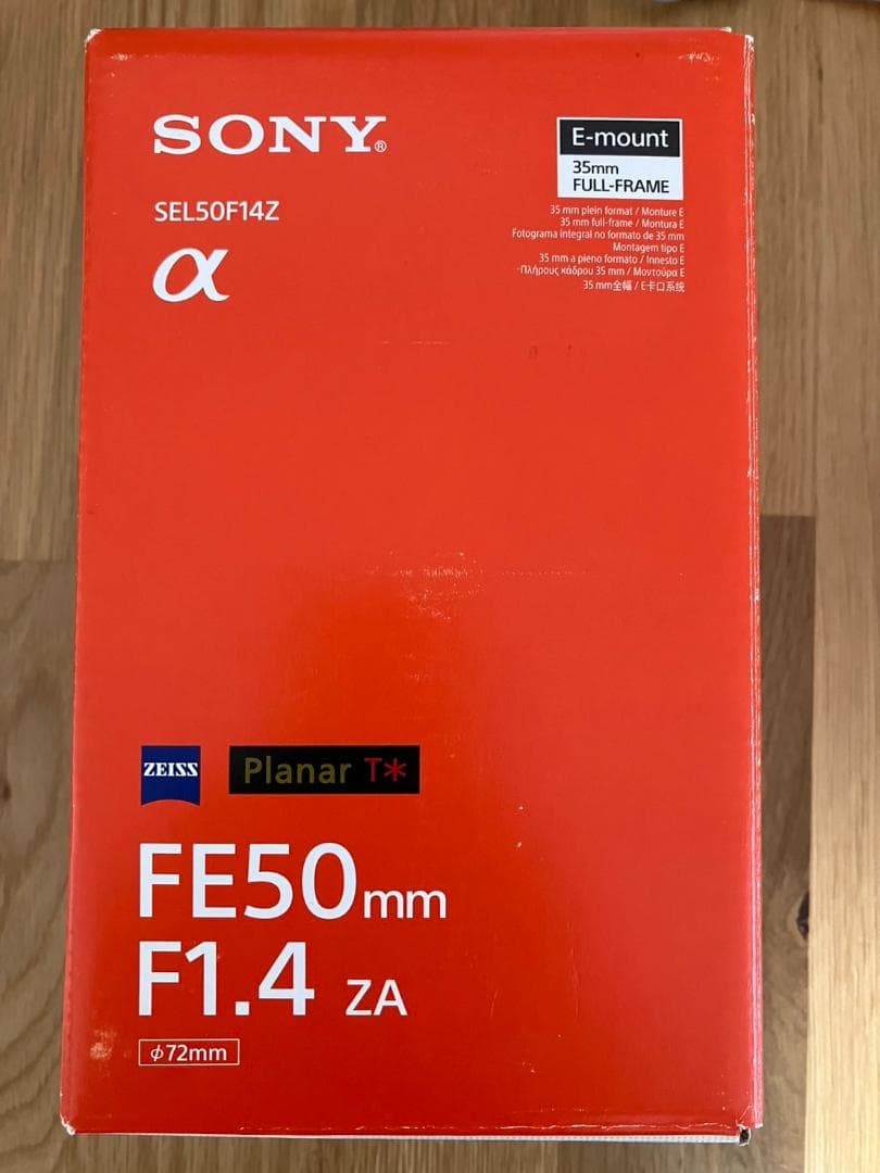 新品展示品 SONY ソニー レンズ FE50mm F1.4 SEL50F14Z