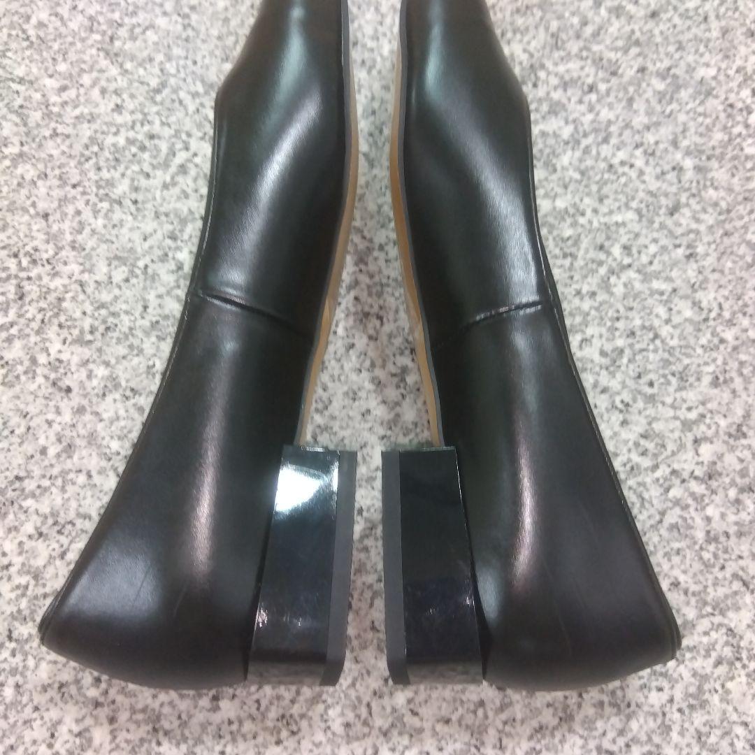 美品 LE TALON ルタロン Vカット フラット パンプス 23スクエアトゥ