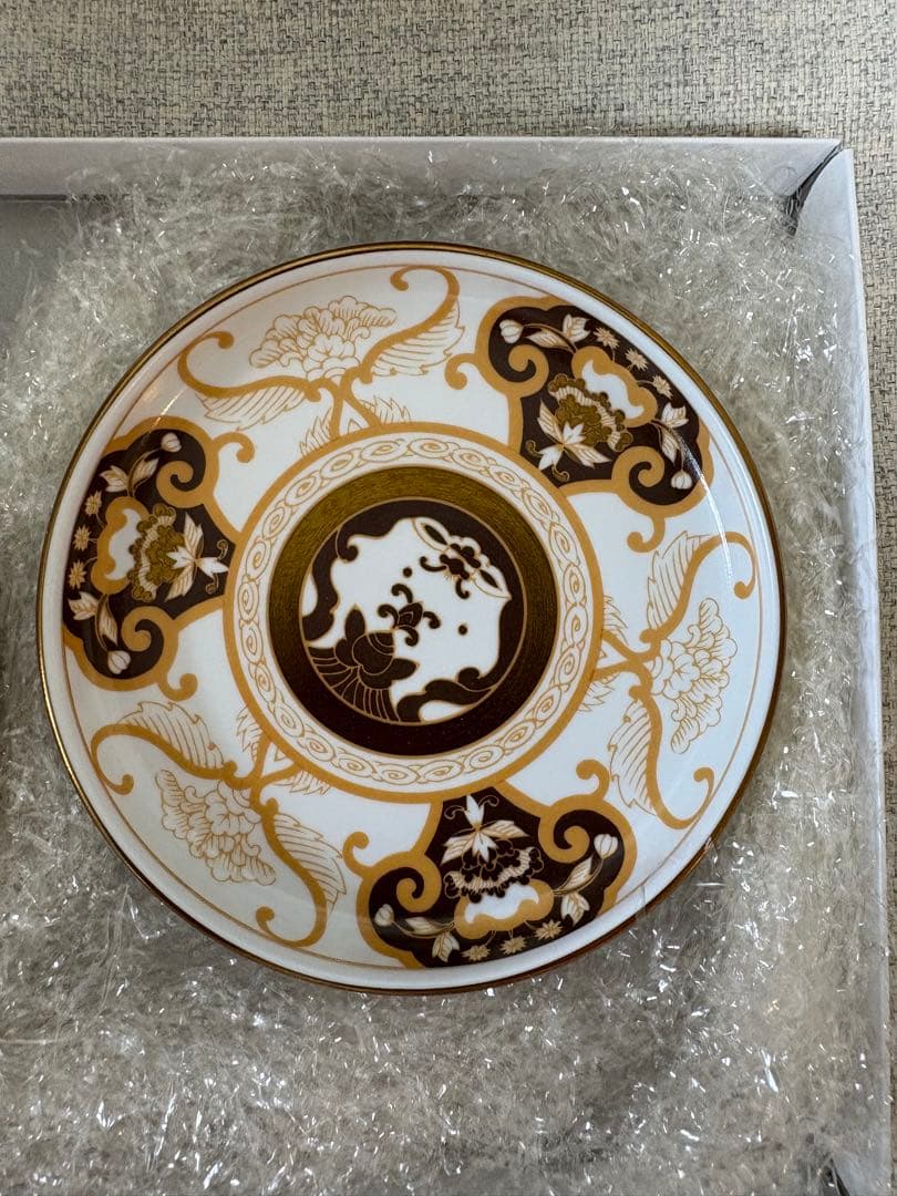 有田ポーセリンラボ JAPAN 古伊万里草花紋和皿二枚新品