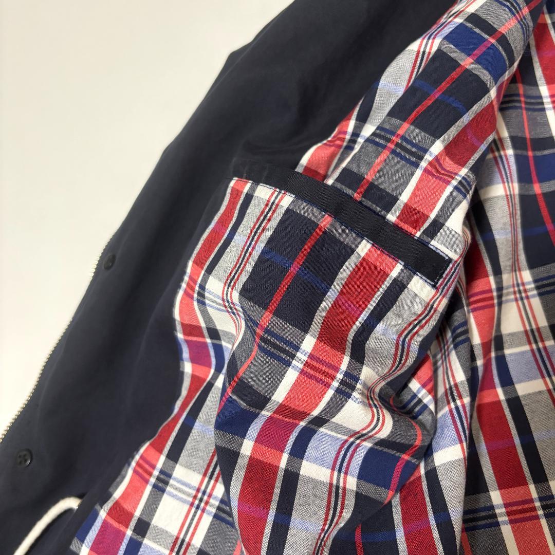 Fred Perry モッズコート 月桂樹 チェック 2way フード M-L