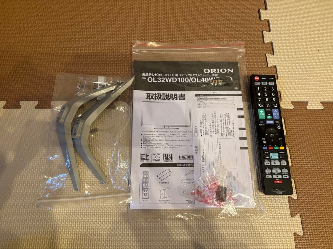 液晶テレビ ORION オリオン OL40WD100 40型 2020年製