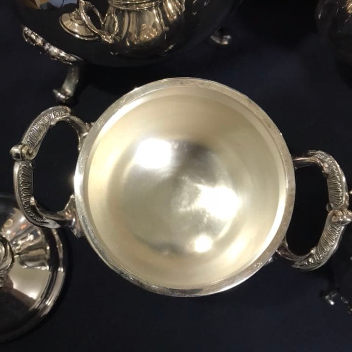 クリストフル　マルリー　ポンパドール　4点セット