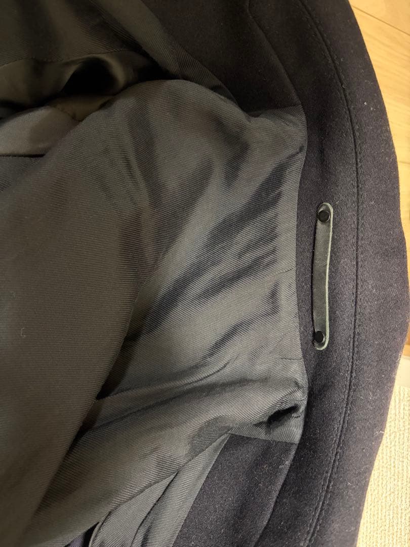 オールセインツ レザー イタリアンピーコート