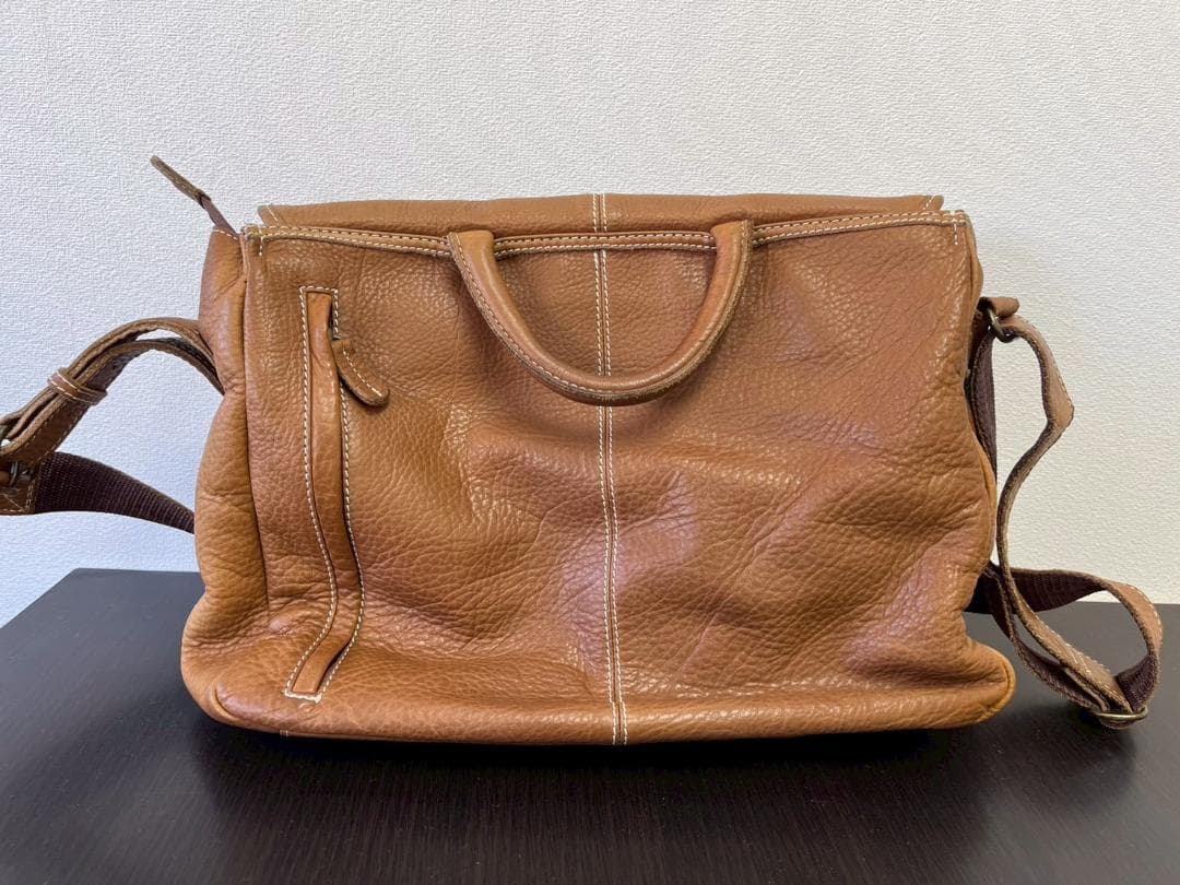 L.L.Bean　レザー ショルダーバッグ