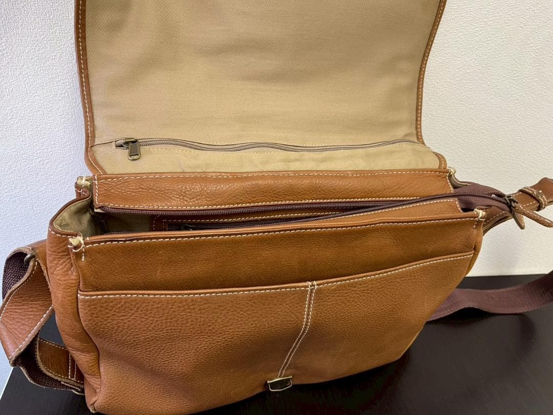 L.L.Bean　レザー ショルダーバッグ