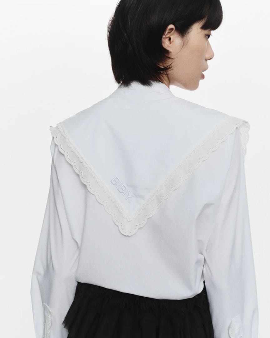 Bibiy. LUCIA COLLAR BLOUSE 新作 新品 タグ付き