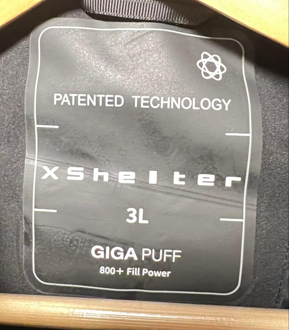 XShelter 断熱αプレミアム ギガ パフ ダウンコート 3XLサイズ