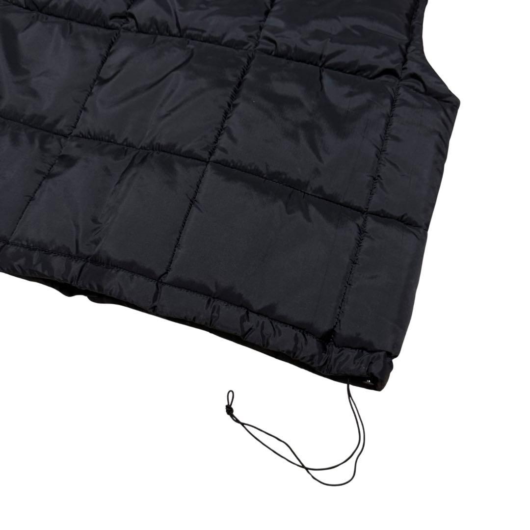 D&G ドルチェ＆ガッバーナ ロゴ 中綿ベスト ブラック S 短丈