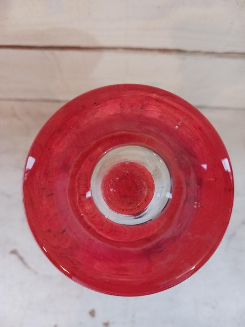 Eisch ガラス製キャンドルスタンド 燭台 ヴィンテージ アンティーク