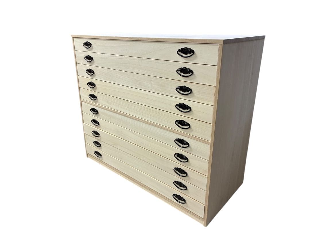 桐小袖タンス 10段 桐天然木 日本製