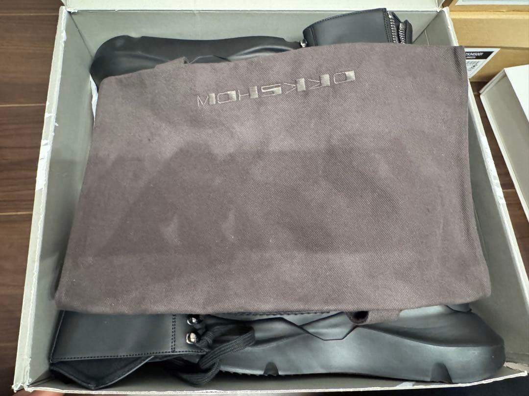 靴 RICK OWENS DRKSHDW Abstract Army Boots