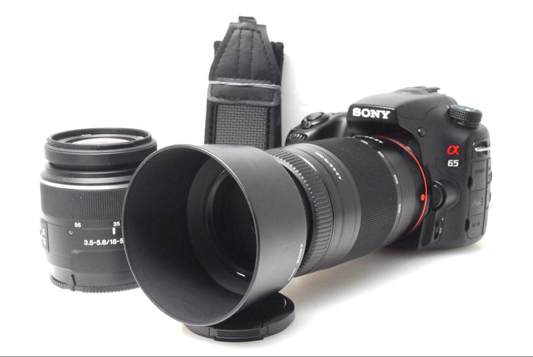 ✨1秒10コマの高速連射✨SONY α65✨ダブルレンズ✨超望遠✨超高画質✨