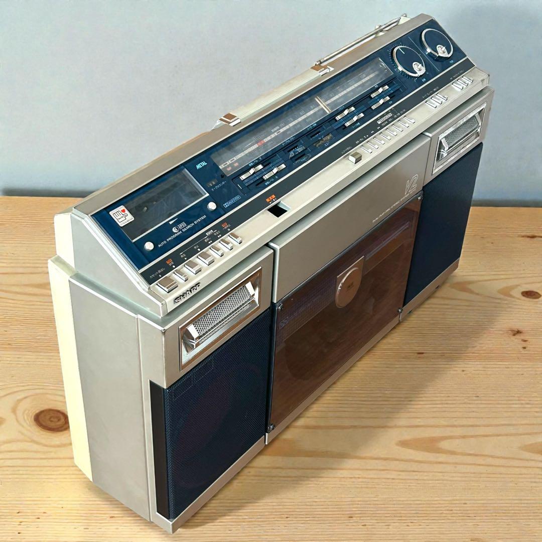 名機❣️稀少✨SHARP VZ-V2 デュアルプレイディスク ステレオ 昭和レトロ