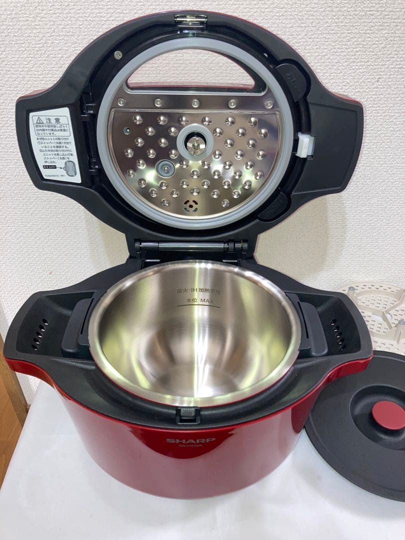 未使用　SHARP KN-HT99A ヘルシオ ホットクック 自動調理鍋