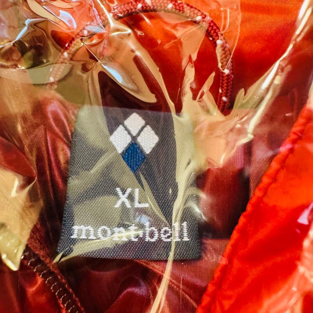 モンベル　スペリオダウン パーカ レッド　XL