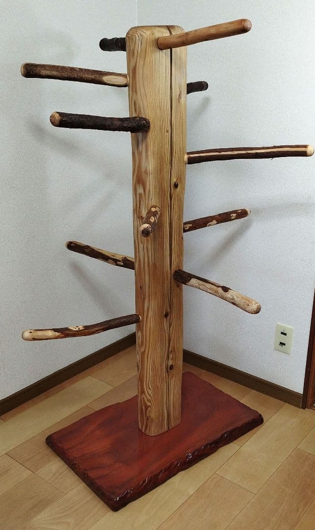 【大型鳥用】どっしり♬螺旋状オウムスタンド