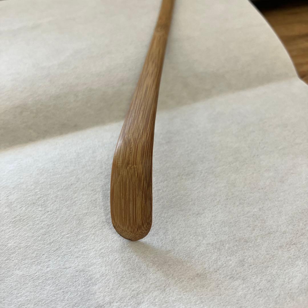 茶道具　茶杓　銘:遠山　影林宗篤作　西垣宗興書付き　竹箱　共箱　紙箱　S90CS