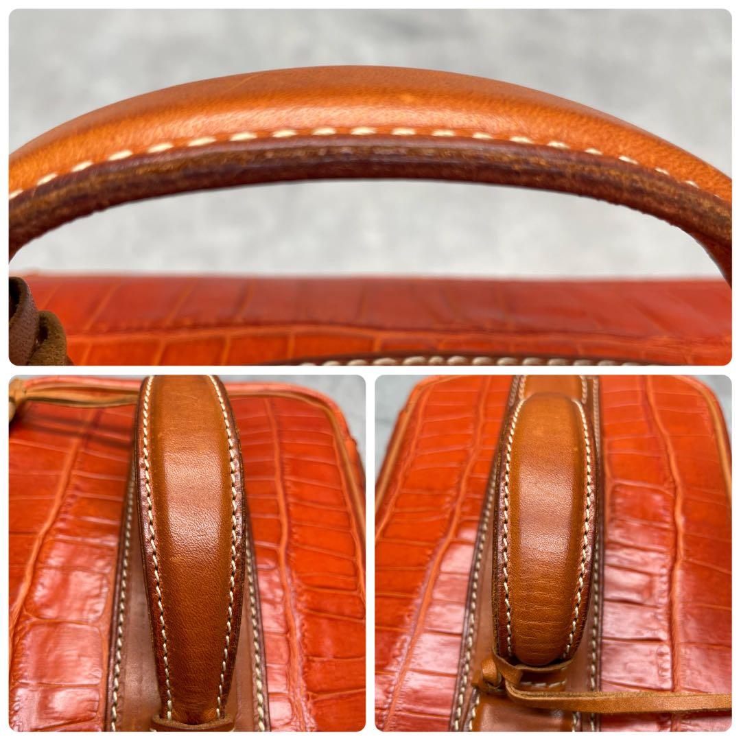 Felisi フェリージ 9436 クロコ型押し レザー バニティケース