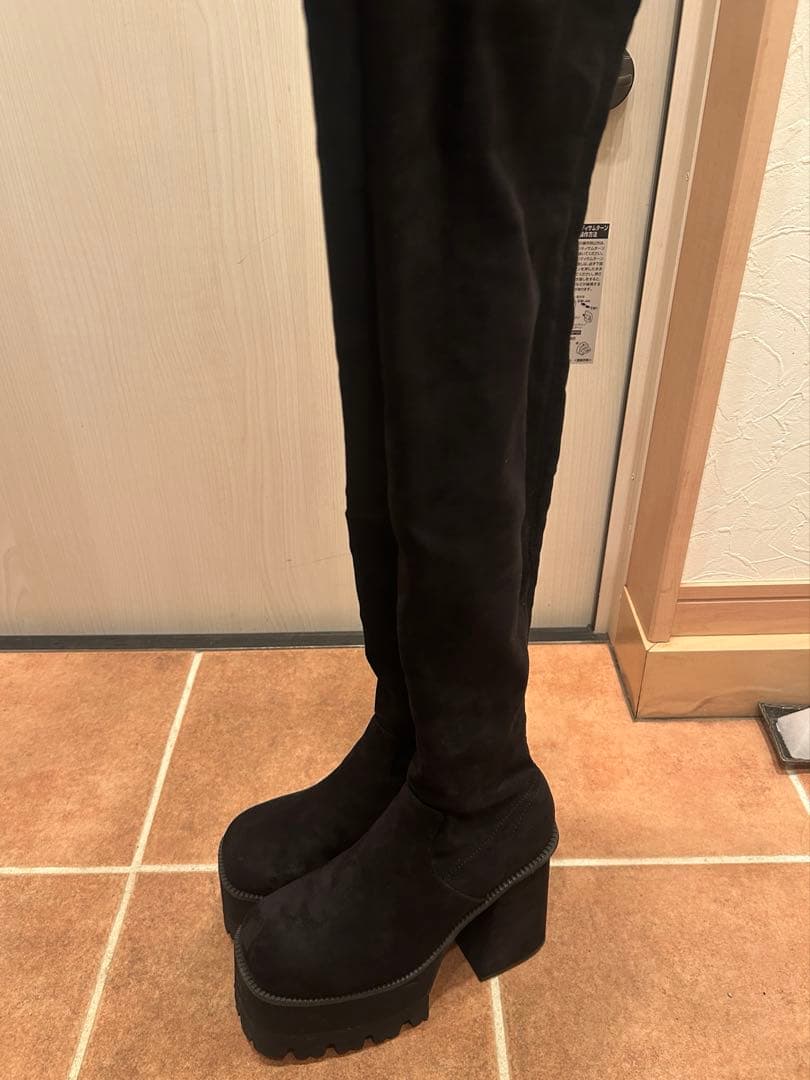 EMODA ニーハイブーツ ロングブーツ 24cm Mサイズ 黒