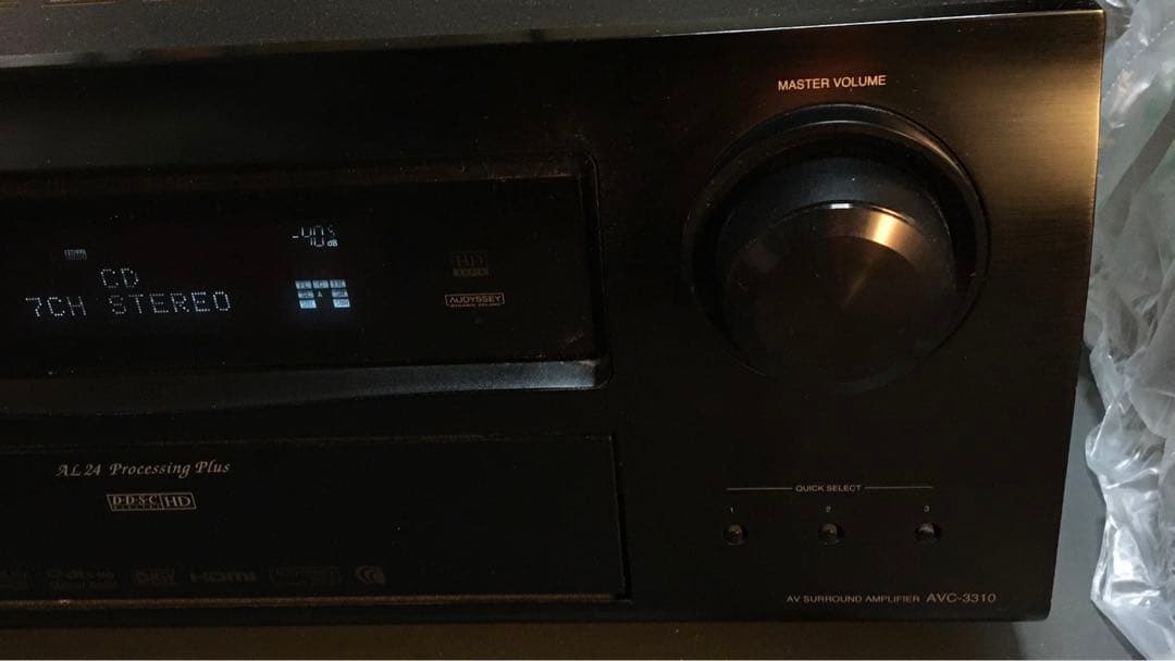 DENON デノン AVアンプ　AVC-3310 音声￼出力も映像出力も正常です