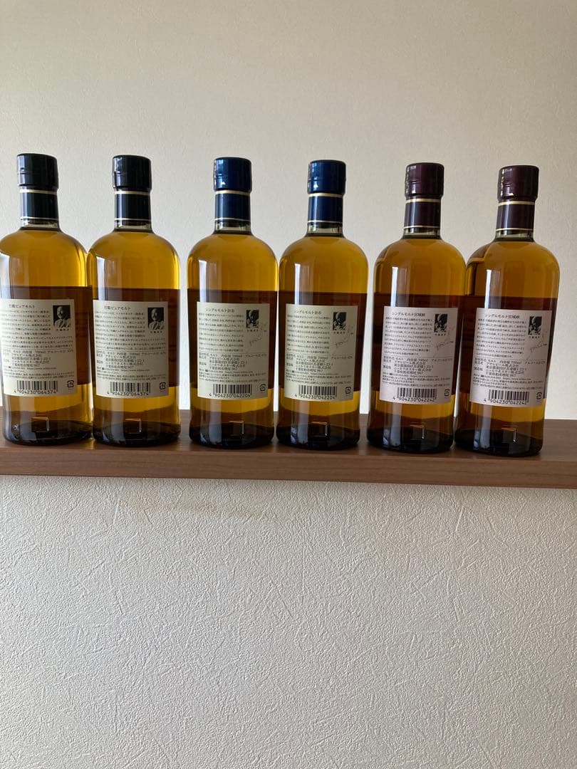 ニッカ竹鶴、余市、宮城峡６本セット