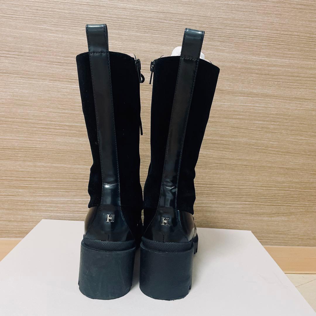 her lip to Crystal Lace-Up Ankle ブーツ