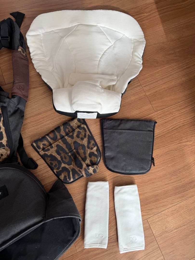 ヒョウ柄 抱っこ紐・おんぶ紐 セット