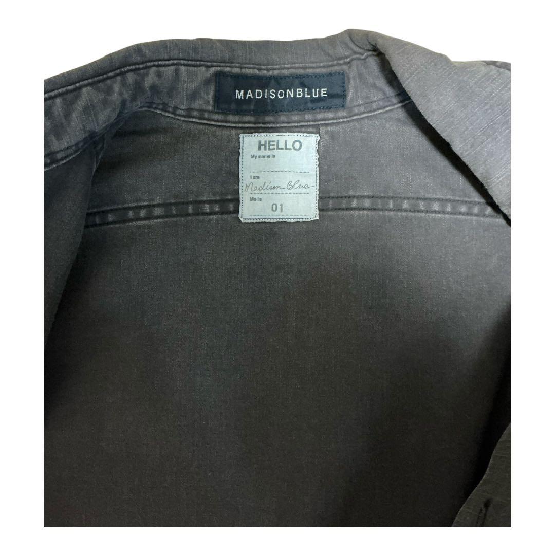 トップス MADISONBLUE HAMPTON BACK SATIN SHIRT 01