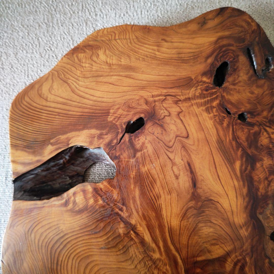 屋久杉　花台　台座　盆栽台　香炉台　飾り台　脚付