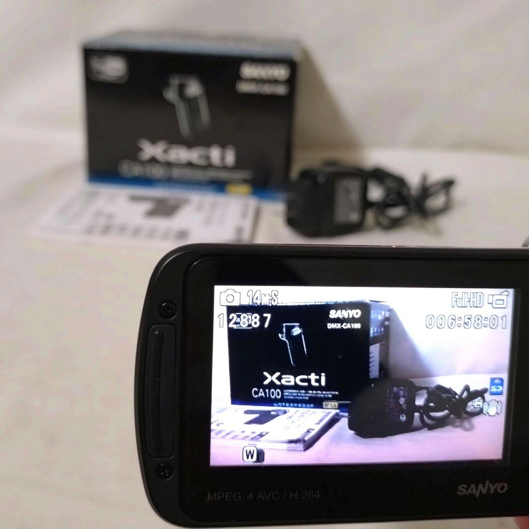 SANYO　Xacti　DMX-CA100　防水　フルハイビジョン　ビデオカメラ