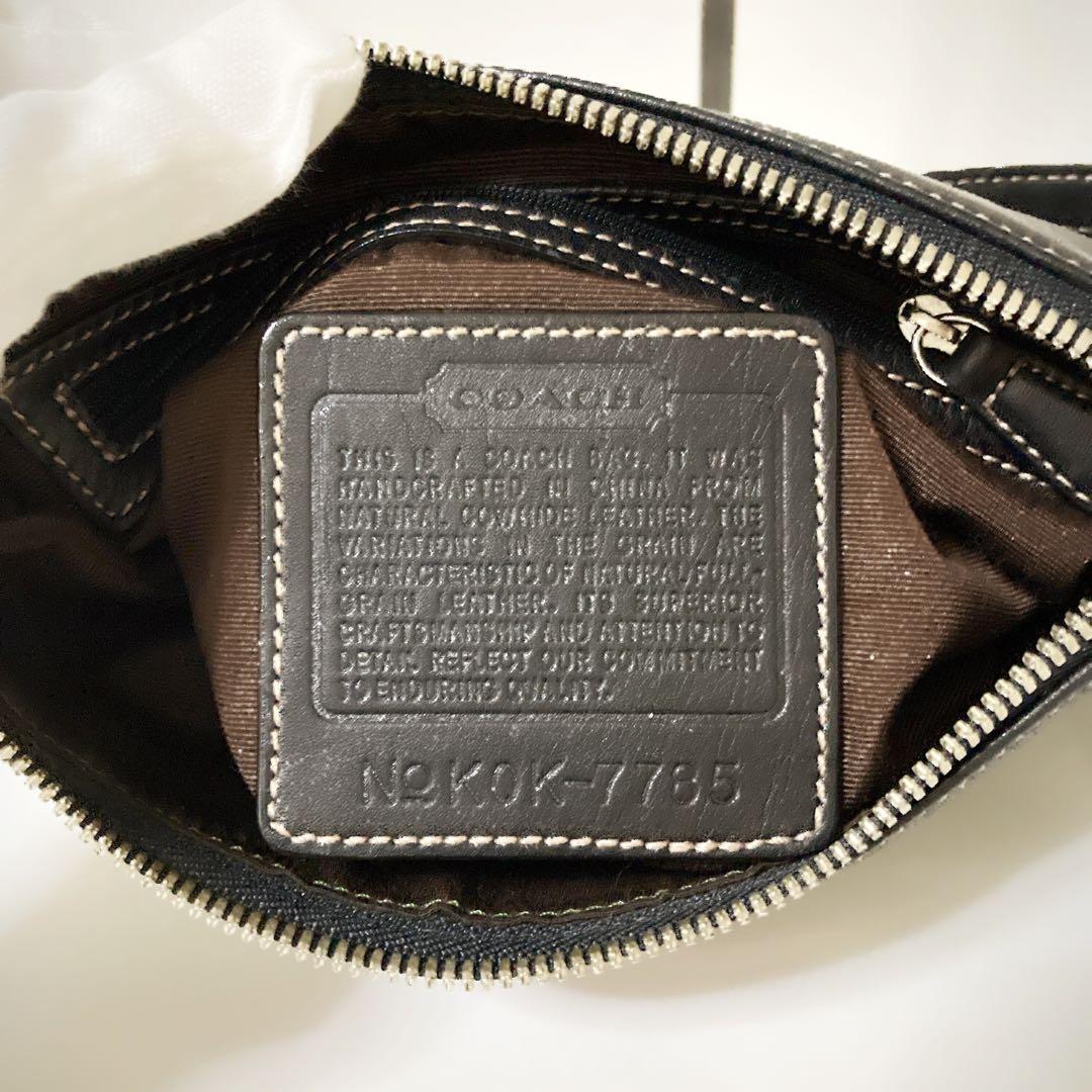 COACH コーチ アクセサリーポーチ ワンショルダー ハンドバッグ 7785