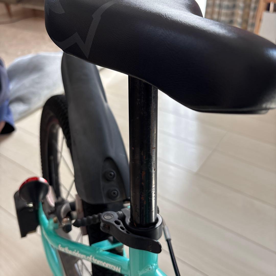 アイデス　d-bike 18インチ 水色（エメラルドグリーン）自転車