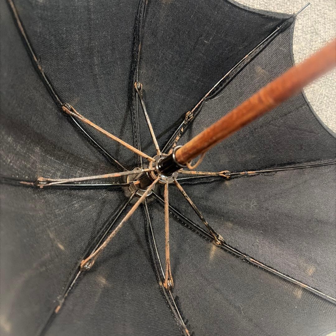アンティーク 黒い傘