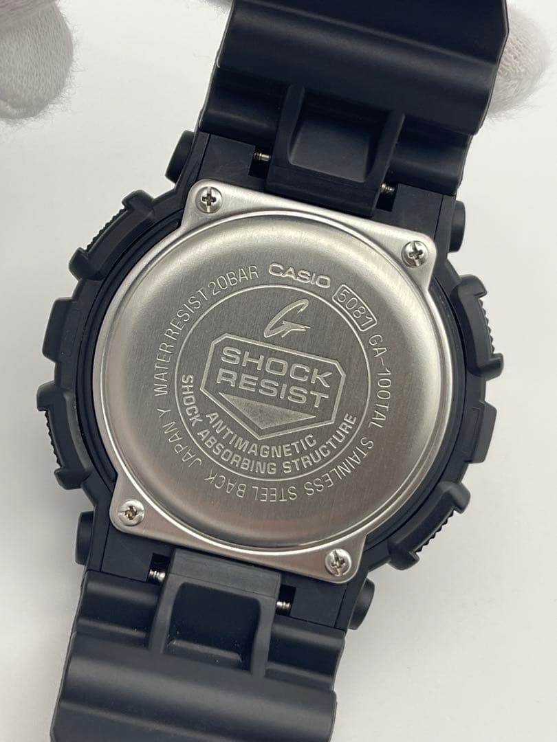 美品 G-SHOCK GA-100TAL-1AJR 京紅葉 カシオ