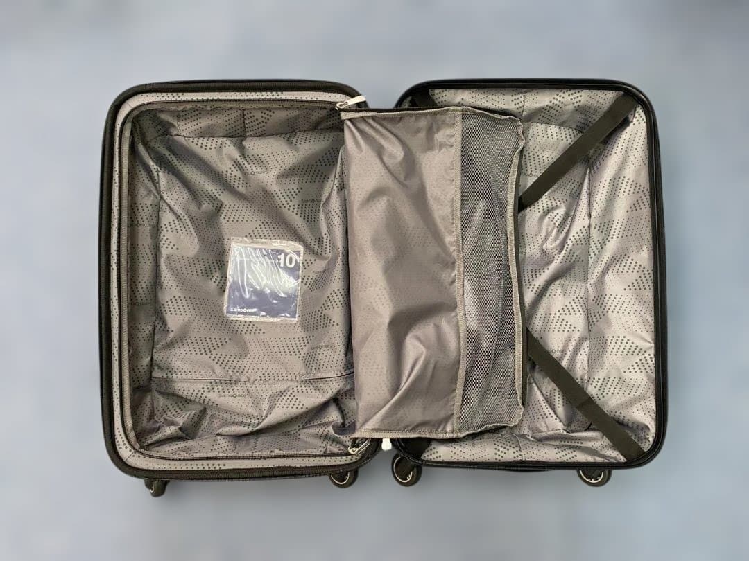 サムソナイト ジッププラス スーツケース 機内持ち込みサイズ シルバー
