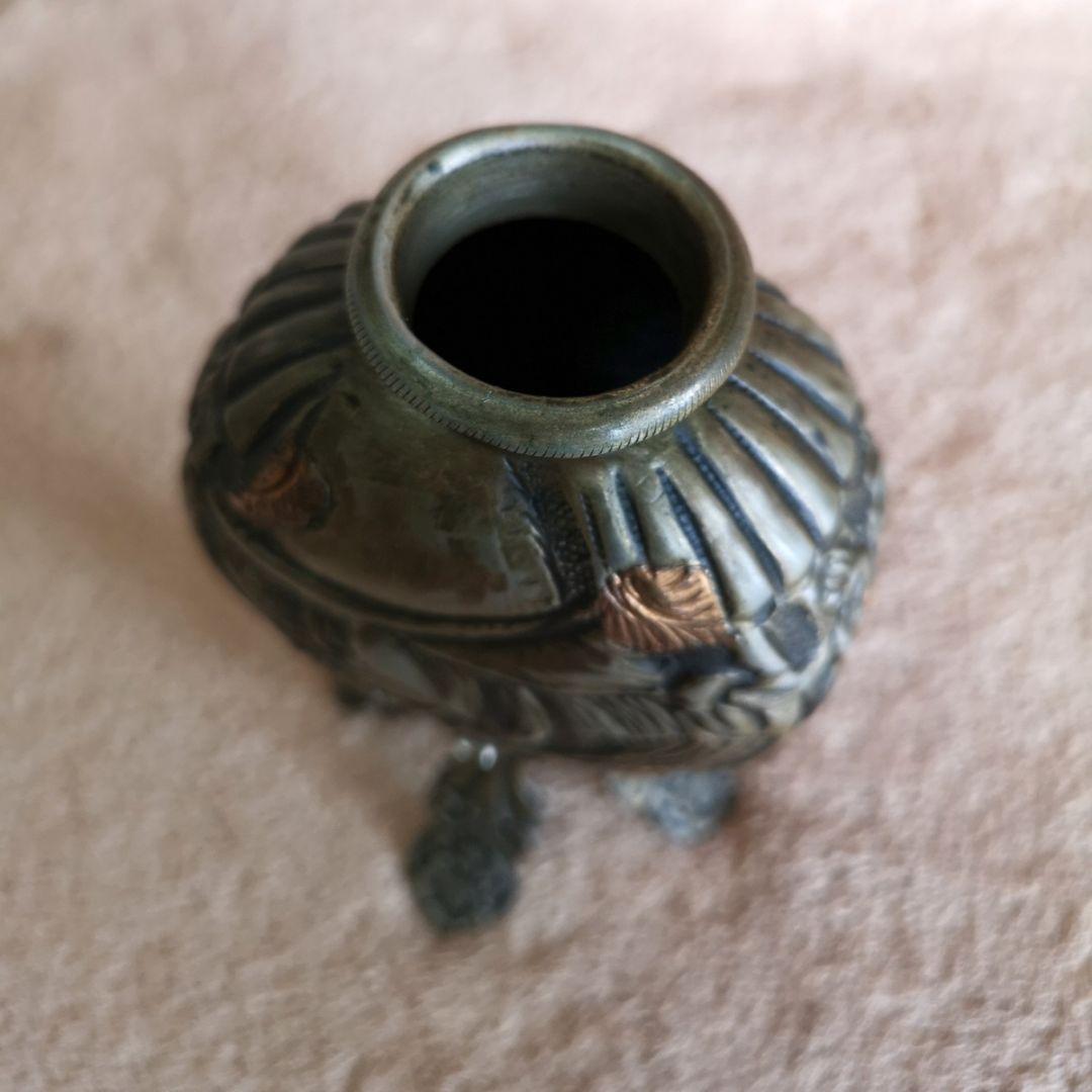 【アルゼンチン　茶器　アンティーク　1970】イェルバ マテ カップ&ストロー