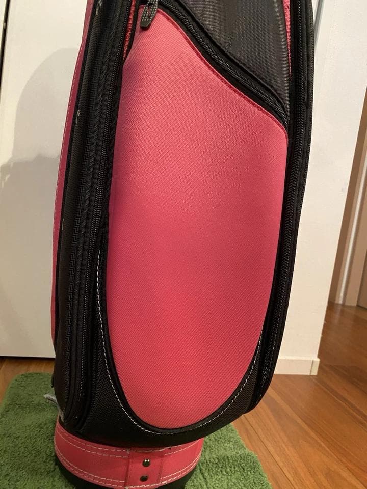 ナイキ レディース ピンク 軽量 ゴルフバッグ カート キャディバッグ レア