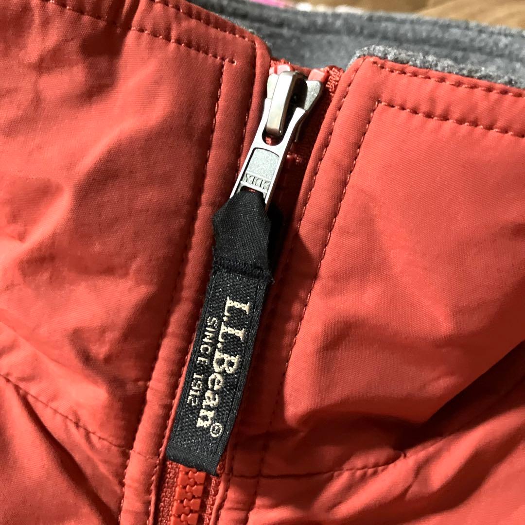エルエルビーンL.L.Beanウォームアップジャケットフリース希少カラーオレンジ