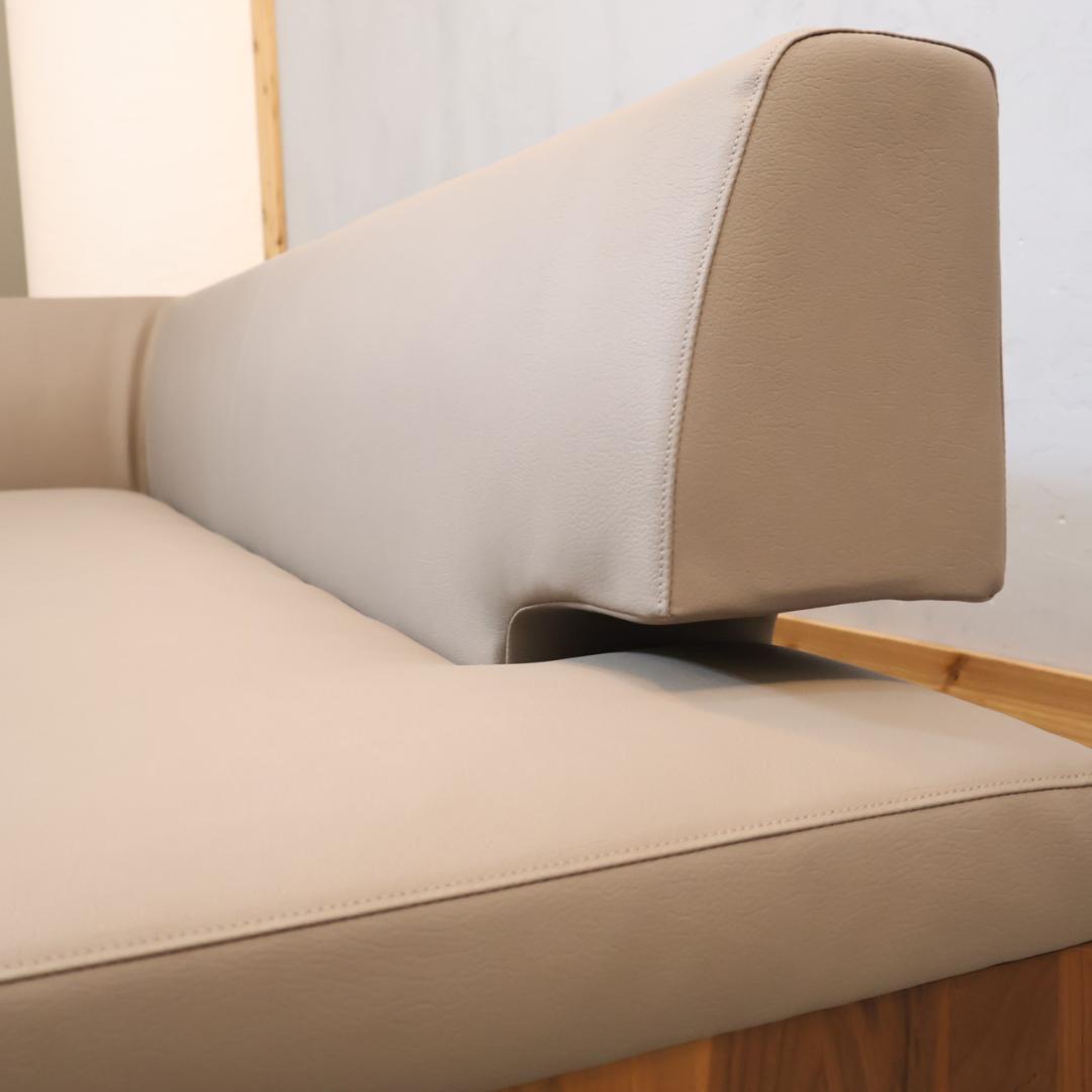 karimoku カリモク CU5899 ウォールナット材 3人掛けソファー