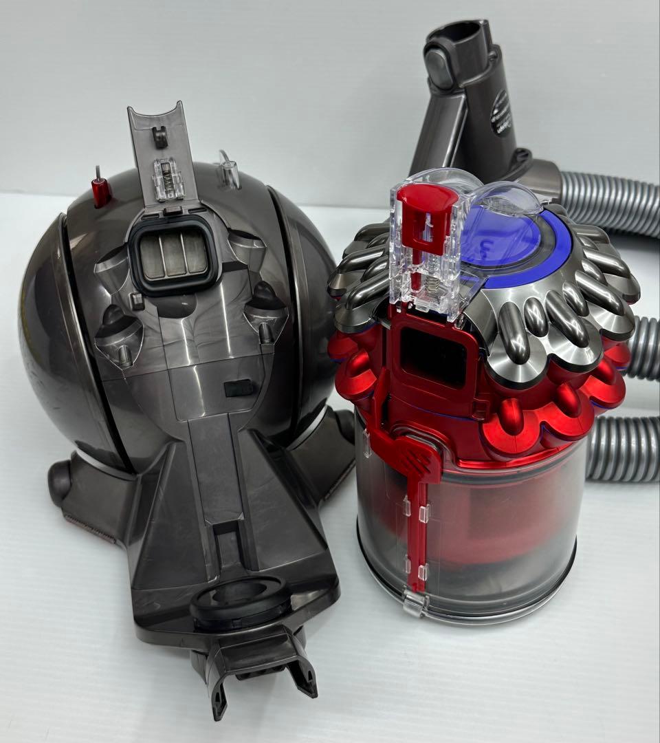 動作保証品　中古　赤　ダイソン　CY25 掃除機　本体　ホース　ダストケース付き