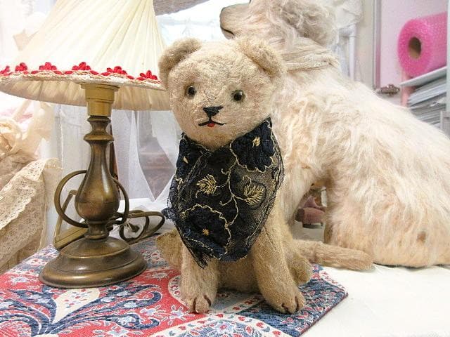 アンティークベア　JPM　猫　フランス　☆ヴィンテージ　テディベア