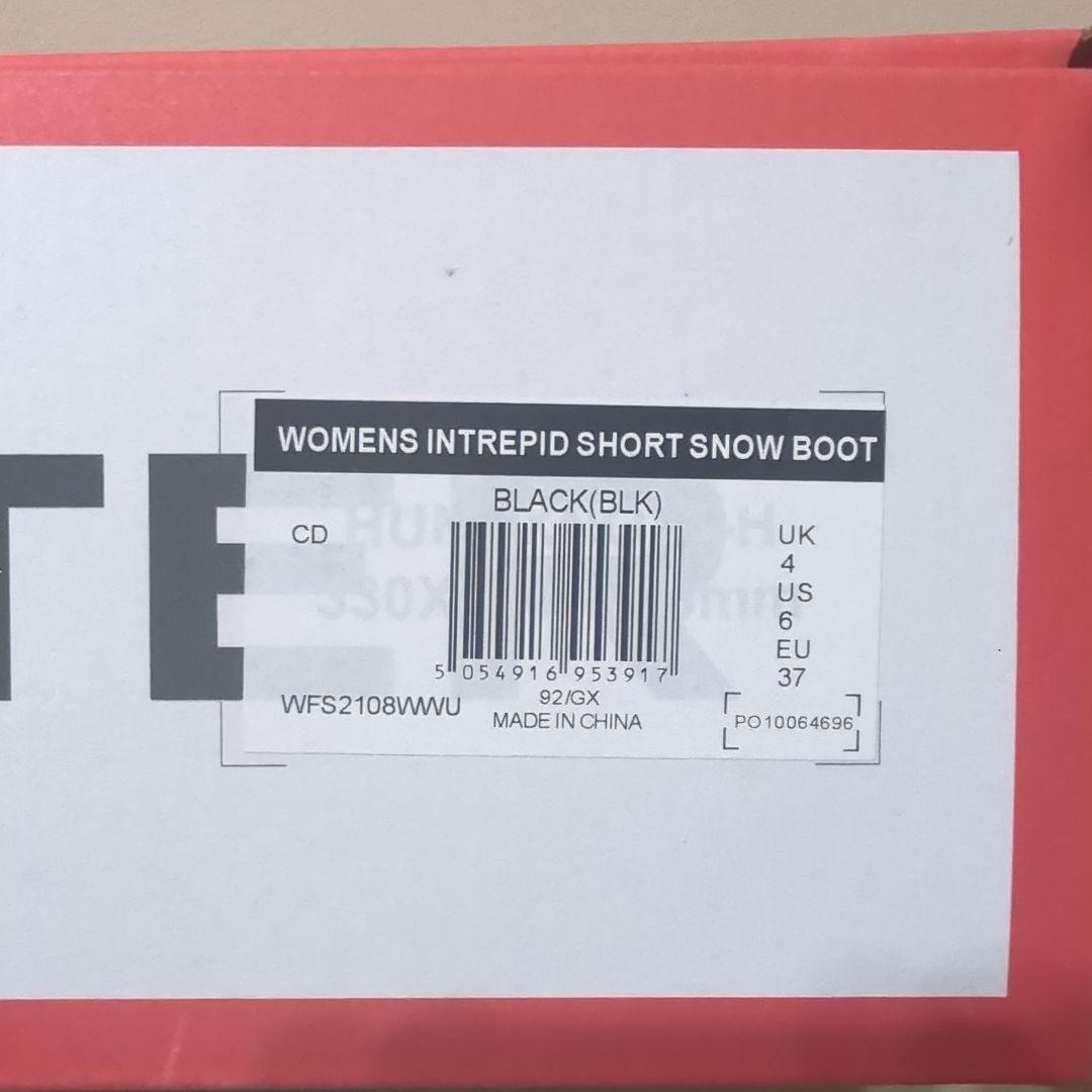 HUNTER　防水 ブラック スノーブーツ INTREPID SHORT　新品