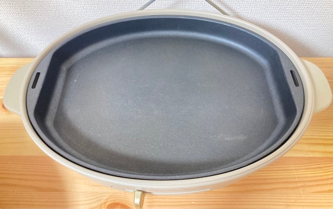 ☆超激カワ BRUNO オーバルホットプレート グレージュ BOE053-GRG