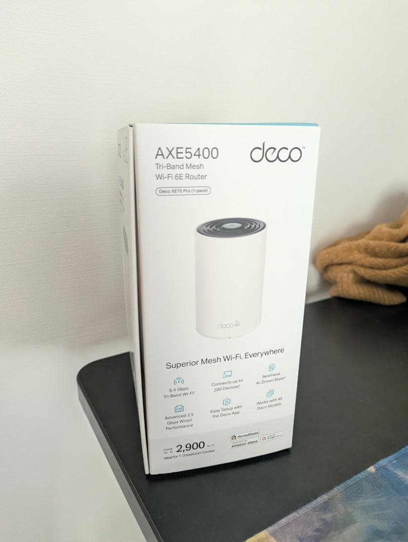 TP-Link Deco AXE5400 Pro Wi-Fi 6Eルーター